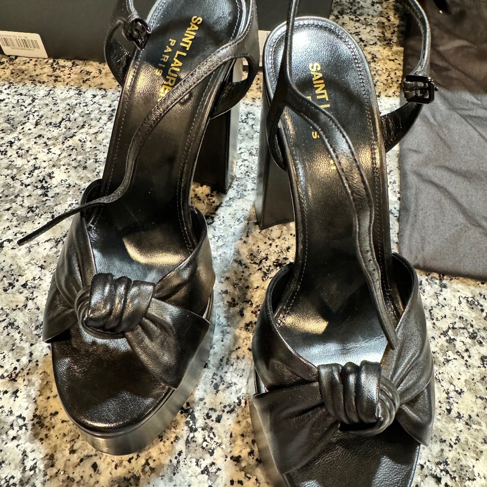 Saint Laurent Bianca Platform Sandals
